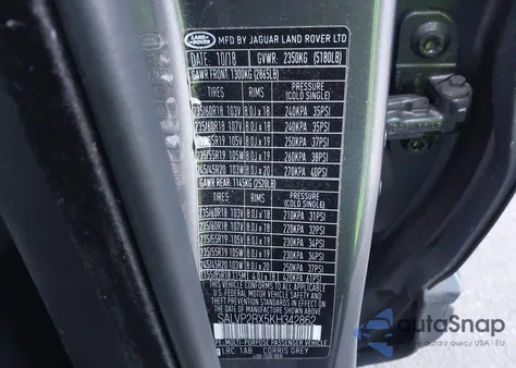 2019 Land Rover Range Rover Evoque Se/Se Premium from USA, damaged, VIN SALVP2RX5KH342862